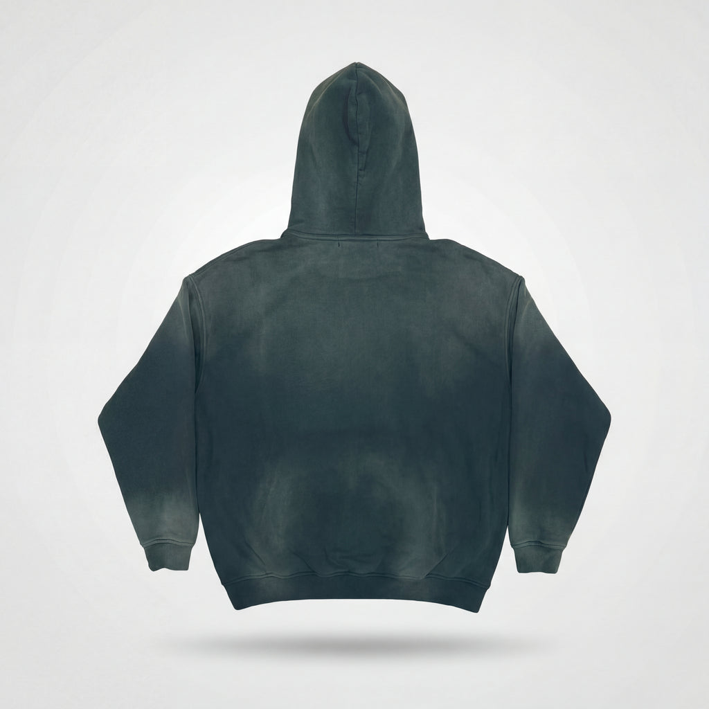 Hoodie Players Originals Ácid wash dark green